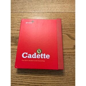 Girl Scouts Cadette The Girls Guide to Girl Scouting Handbook Binder Red 60400